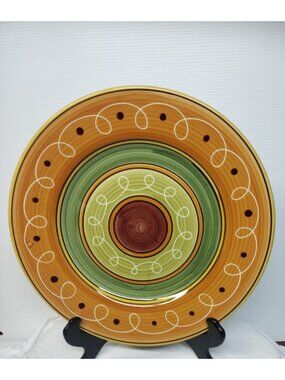 Pier 1 Etrusco Platter Made In Italy 11"3/8 New